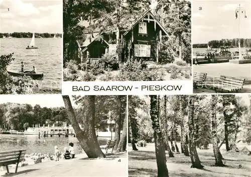 Pieskow Bad Saarow Scharmuetzelsee Maxim Gorki Gedenkstaette Caecilienpark Kat. Bad Saarow Pieskow