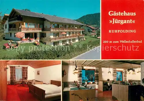 Ruhpolding Gaestehaus Juergant Gastraum Gaestezimmer Kat. Ruhpolding