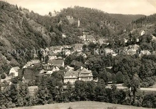 Bad Berneck Ortsansicht Kurort Kupfertiefdruck Kat. Bad Berneck Fichtelgebirge