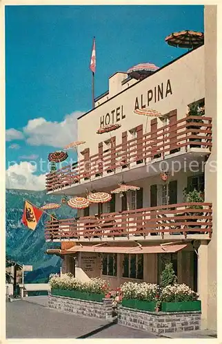 AK / Ansichtskarte Muerren BE Hotel Alpina Kat. Muerren