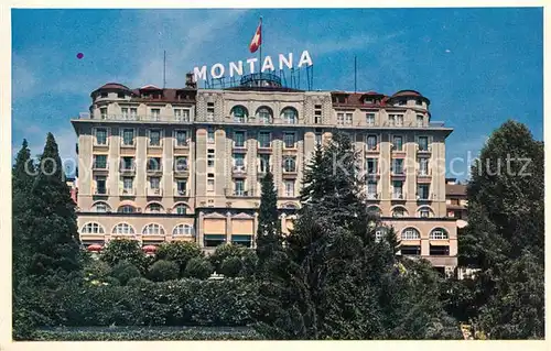 AK / Ansichtskarte Lucerne Luzern Hotel Montana Kat. Luzern