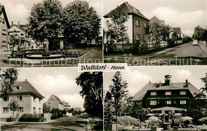 Walldorf Hessen Rathaus Kat. Moerfelden Walldorf Nr. hf20382 - oldthing ...