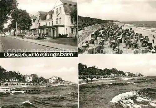 AK / Ansichtskarte Kuehlungsborn Ostseebad Strand Ortsansicht  Kat. Kuehlungsborn