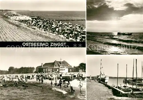 AK / Ansichtskarte Zingst Ostseebad HO Gaststaette Kurhaus Hafen Kat. Zingst Darss