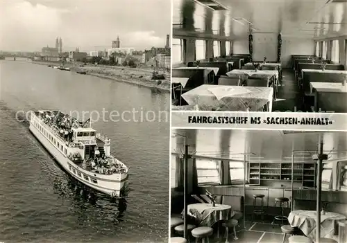 AK / Ansichtskarte Magdeburg MVB Weisse Flotte MS Sachsen Anhalt Kat. Magdeburg
