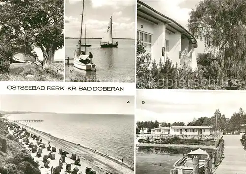 AK / Ansichtskarte Rerik Ostseebad Huenengrab Haff Lesecafe Strand Salzhaff Kat. Ostseebad Rerik