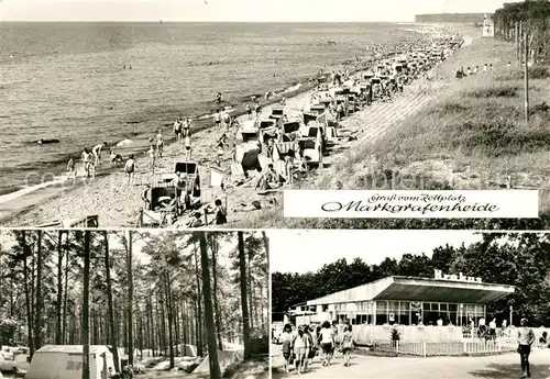 AK / Ansichtskarte Markgrafenheide Rostock Zeltplatz