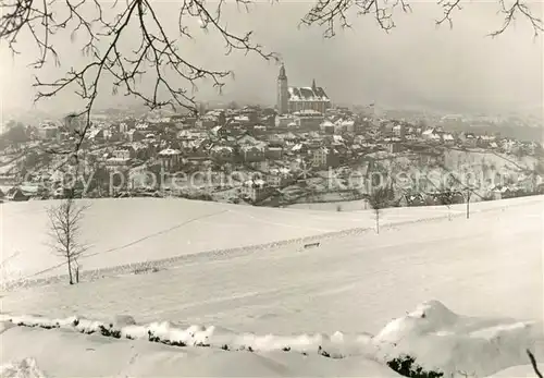 AK / Ansichtskarte Schneeberg Erzgebirge Winterlandschaft Kat. Schneeberg