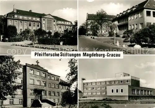 AK / Ansichtskarte Cracau Magdeburg Pfeiffersche Stiftungen Handwerkerheim Knudsen Haus Kat. Magdeburg