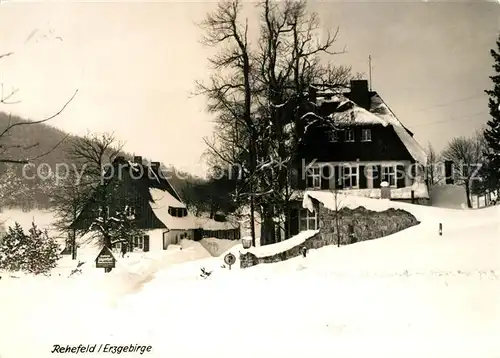 AK / Ansichtskarte Rehefeld Zaunhaus Winterlandschaft Kat. Altenberg