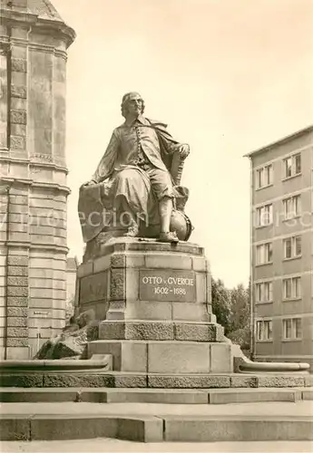 AK / Ansichtskarte Magdeburg Otto von Guericke Denkmal Kat. Magdeburg