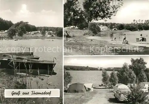 AK / Ansichtskarte Thomsdorf Boitzenburger Land Campingplatz