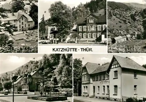 AK / Ansichtskarte Katzhuette FDGB Erholungsheim Oberes Schwarzatal HO Gaststaette Brunnen Kat. Katzhuette