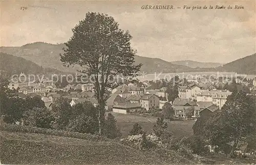 AK / Ansichtskarte Gerardmer Vosges Vue prise de la Roche du Rain Kat. Gerardmer