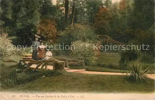 AK / Ansichtskarte Reims Champagne Ardenne Vue au Jardin de la Patte d Oie Kat. Reims