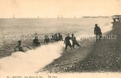 AK / Ansichtskarte Dieppe Seine Maritime Les Bains de Mer Kat. Dieppe