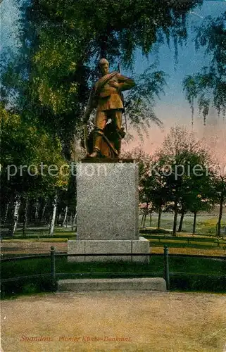 AK / Ansichtskarte Spandau Pionier Klinke Denkmal Statue Kat. Berlin