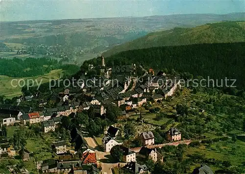 AK / Ansichtskarte Lichtenberg Oberfranken Fliegeraufnahme mit Blankenstein Kat. Lichtenberg