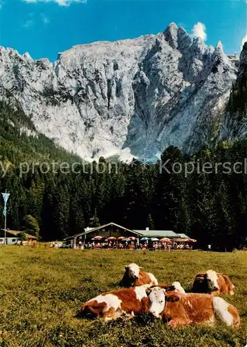 AK / Ansichtskarte Scharitzkehlalm mit Hohem Goell Kat. Berchtesgaden