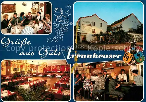AK / Ansichtskarte Guels Koblenz Restaurant Trennheuser Roxy Tanz Bar Festsaal Kat. Koblenz