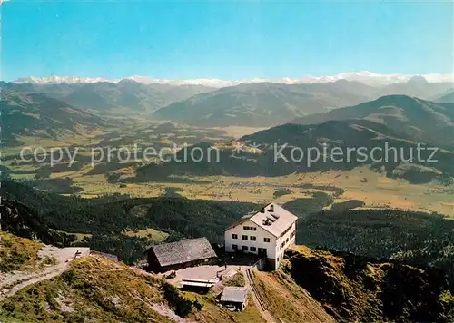 AK / Ansichtskarte Gruttenhuette Wilder Kaiser mit Grossglockner und Grossvenediger Kat. Wildermieming