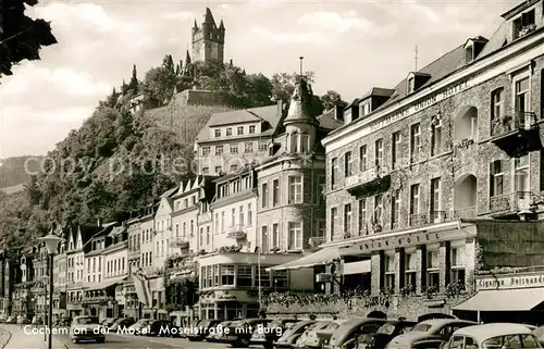 AK / Ansichtskarte Cochem Mosel Moselstrasse Burg Kat. Cochem