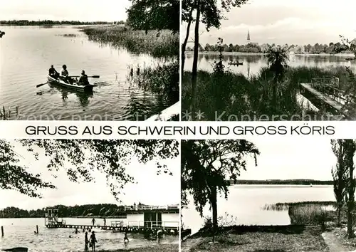 AK / Ansichtskarte Gross Koeris Schwerin Badesteg Panoramen Kat. Gross Koeris