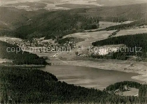 AK / Ansichtskarte Sosa Erzgebirge Blick vom Auersberg Talsperre des Friedens Kat. Sosa