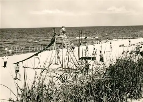 AK / Ansichtskarte Zinnowitz Ostseebad Usedom Strand