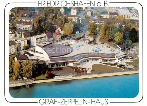 AK / Ansichtskarte Friedrichshafen Bodensee Graf Zeppelin Haus Fliegeraufnahme Kat. Friedrichshafen