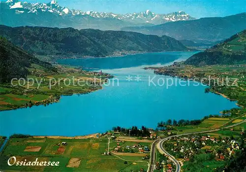 AK / Ansichtskarte Ossiach Ossiachersee mit Julische Alpen