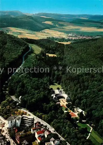 AK / Ansichtskarte Bad Wildungen Fliegeraufnahme mit Wandelhalle und Reinhardshausen Kat. Bad Wildungen