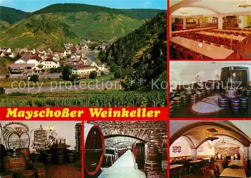 AK / Ansichtskarte Mayschoss Winzerverein Weinkeller Gastraeume Kellergewoelbe Kat. Mayschoss