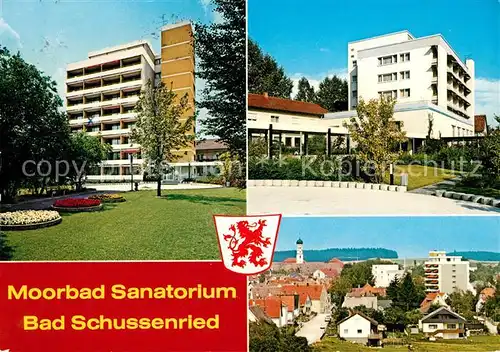 AK / Ansichtskarte Bad Schussenried Moorbad Sanatorium Kat. Bad Schussenried
