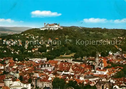 AK / Ansichtskarte Coburg Fliegeraufnahme mit Burg Kat. Coburg