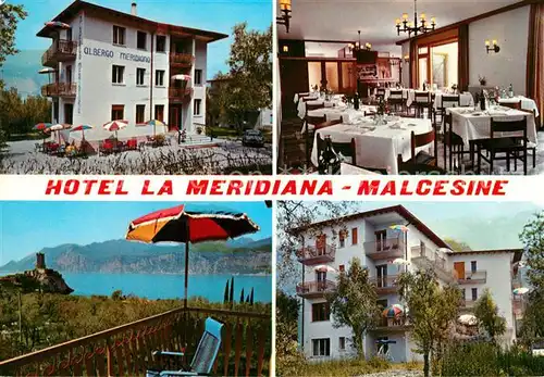 AK / Ansichtskarte Malcesine Lago di Garda Hotel Meridiana  Kat. Malcesine