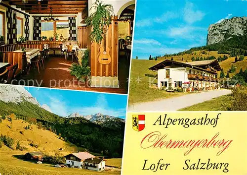 AK / Ansichtskarte Lofer Alpengasthof Obermayerberg Kat. Lofer