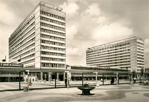 AK / Ansichtskarte Dresden Prager Strasse Interhotels Koenigsteinund Lilienstein Kat. Dresden Elbe