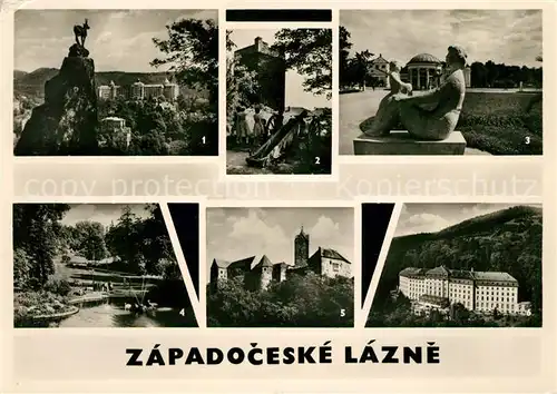 AK / Ansichtskarte Zapadoceske Lazane Karlsbad Franzensbad Radiumklinik