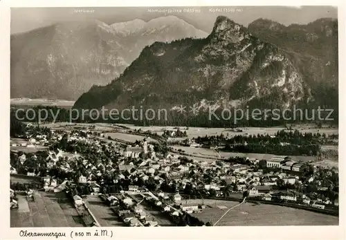 AK / Ansichtskarte Oberammergau Fliegeraufnahme Kat. Oberammergau