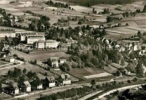 AK / Ansichtskarte Breitenbrunn Erzgebirge Fliegeraufnahme Kat. Breitenbrunn Erzgebirge