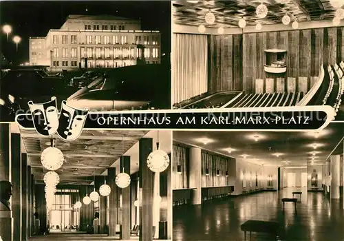 AK / Ansichtskarte Leipzig Opernhaus Karl Marx Platz Kat. Leipzig