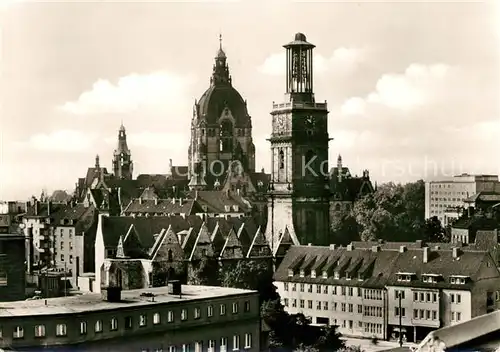 AK / Ansichtskarte Hannover Turm Aegidienkirche Neues Rathaus Kat. Hannover