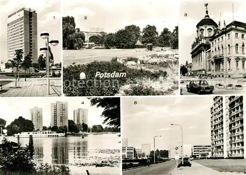 AK / Ansichtskarte Potsdam Interhotel Potsdam Freundschaftsinsel Klubhaus Hans Marchwitza Kat. Potsdam