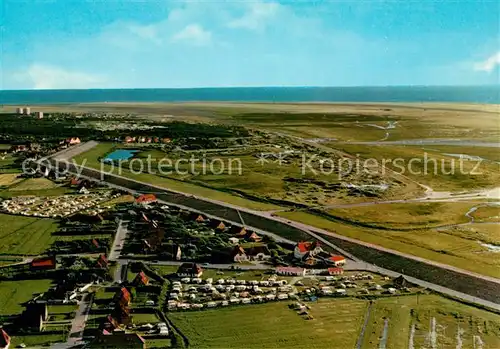 AK / Ansichtskarte St Peter Ording Campingplatz Biehl Fliegeraufnahme Kat. Sankt Peter Ording