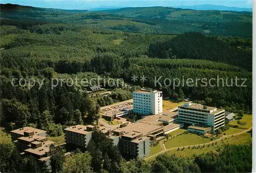 AK / Ansichtskarte Weiskirchen Schwarzwald Hochwald Sanatorium Baerenfels Sanatorium Fliegeraufnahme