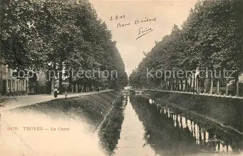 AK / Ansichtskarte Troyes Aube Le Canal Kat. Troyes
