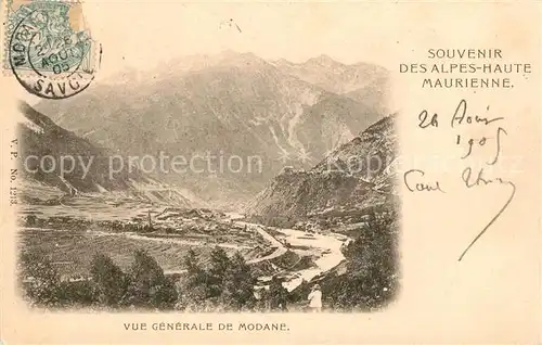 AK / Ansichtskarte Modane Vue generale Alpes Haute Maurienne Kat. Modane