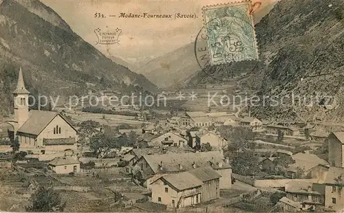 AK / Ansichtskarte Fourneaux Modane Vue generale Eglise Alpes
