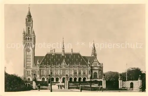 AK / Ansichtskarte Den Haag Vredespaleis Friedenspalast Kat. s Gravenhage